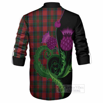 MacDuff (McDuff) Tartan Ghillie Shirt Traditional Scottish Thistle