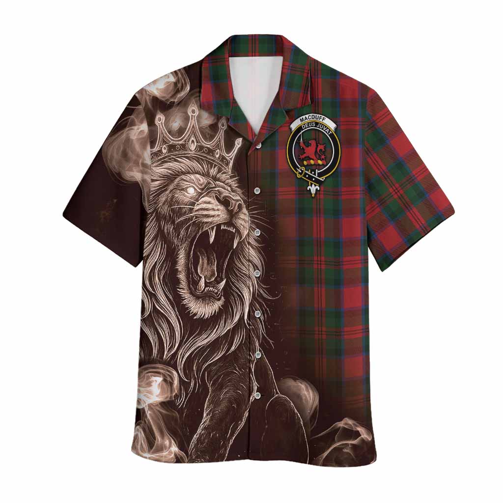 MacDuff (McDuff) Tartan Hawaiian Shirt Roaring Lion Heritage