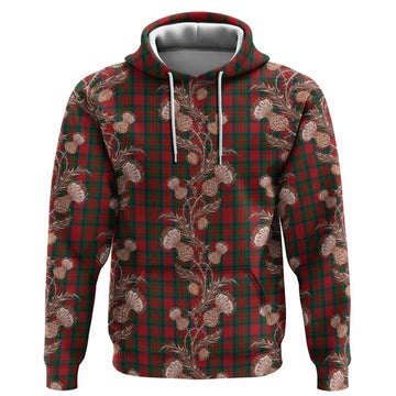 MacDuff (McDuff) Tartan Hoodie Seamless Scottish Thistle Flowers