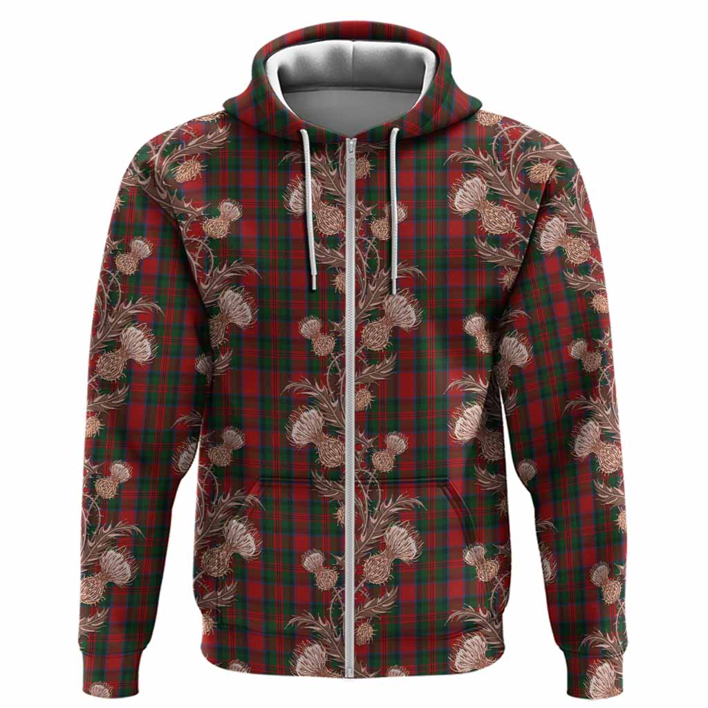 MacDuff (McDuff) Tartan Hoodie Seamless Scottish Thistle Flowers