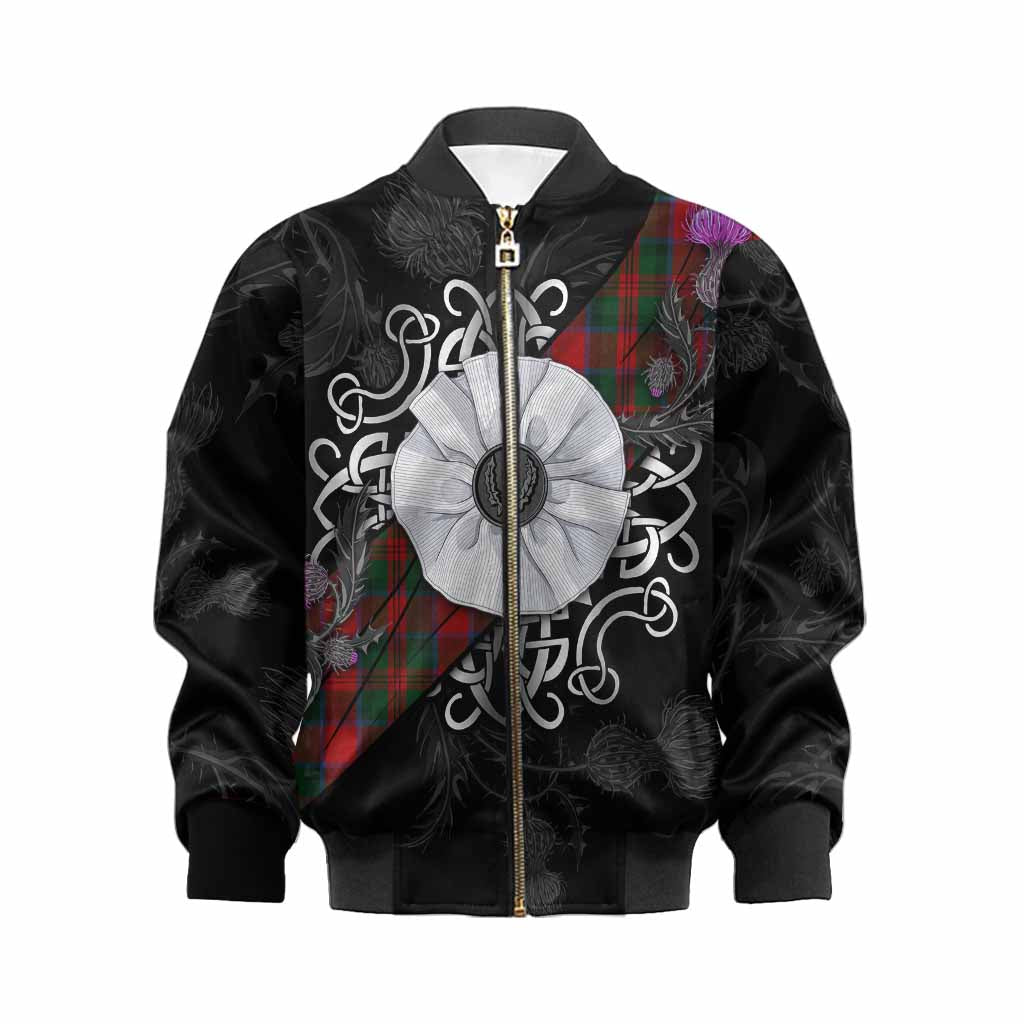 MacDuff (McDuff) Tartan Kid Bomber Jacket Jacobite White Rose Kid XS - Tartan Vibes Clothing