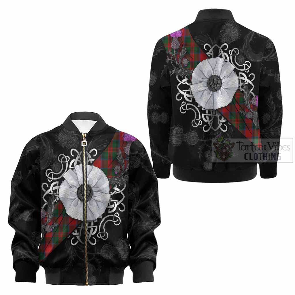 MacDuff (McDuff) Tartan Kid Bomber Jacket Jacobite White Rose - Tartan Vibes Clothing