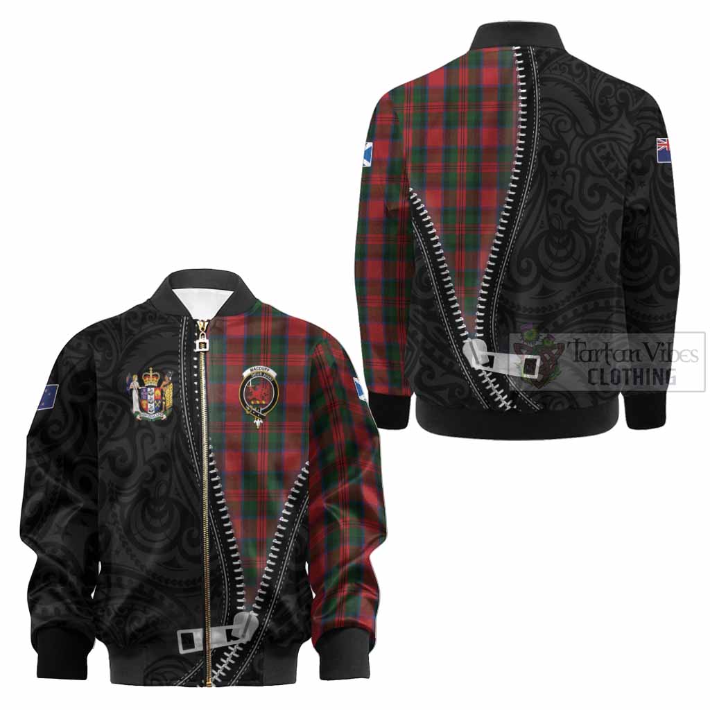 MacDuff (McDuff) Tartan Kid Bomber Jacket New Zealand Pattern Unique Zipper Stylized
