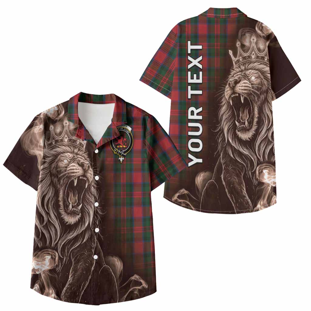 MacDuff (McDuff) Tartan Kid Hawaiian Shirt Roaring Lion Heritage