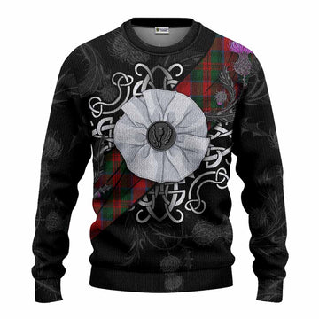 MacDuff (McDuff) Tartan Knitted Sweater Jacobite White Rose