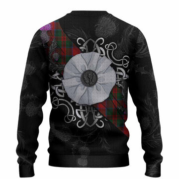MacDuff (McDuff) Tartan Knitted Sweater Jacobite White Rose