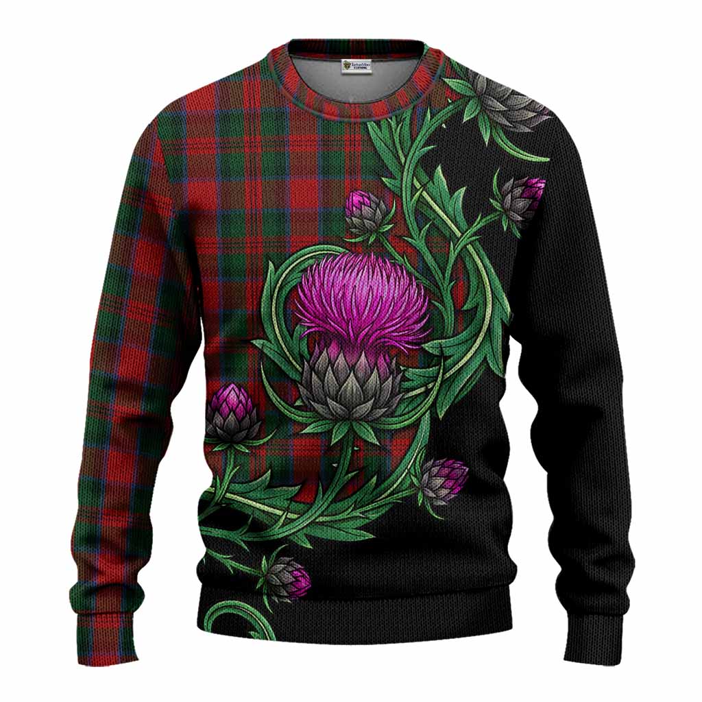 MacDuff (McDuff) Tartan Knitted Sweater Resilient Scottish Thistle Unisex - Tartan Vibes Clothing