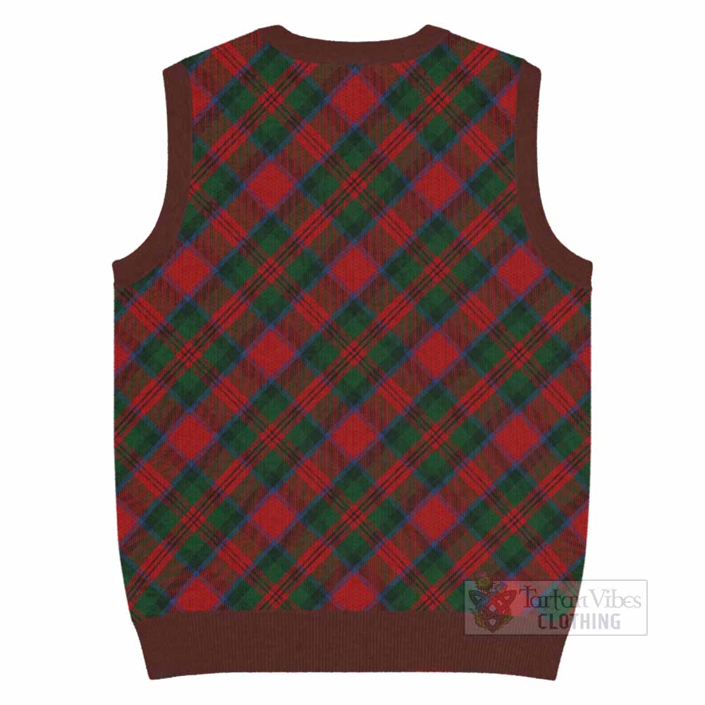 MacDuff (McDuff) Tartan  Knitted V-Neck Vest Cross Style
