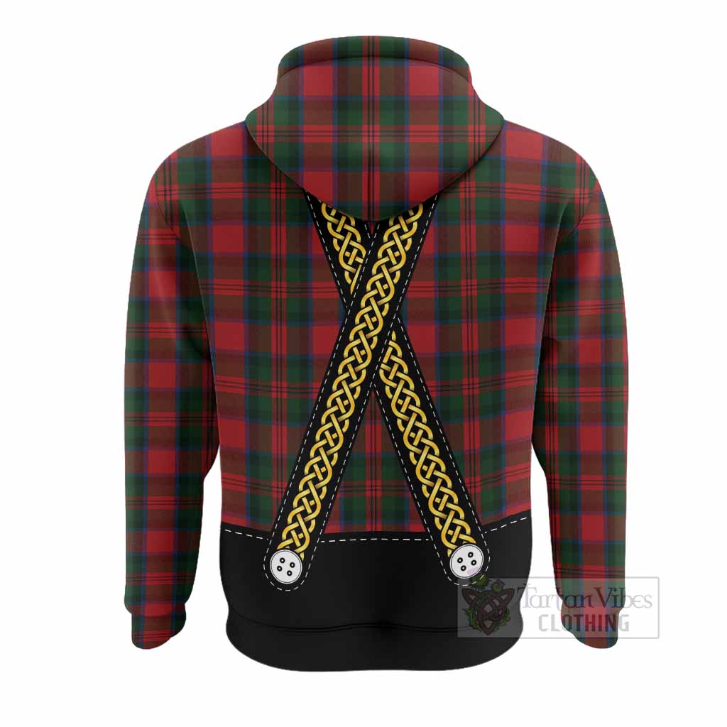 MacDuff (McDuff) Tartan Lederhosen Costume Hoodie Scotland Celtic Knot Motif