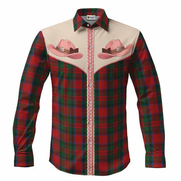 MacDuff (McDuff) Tartan Long Sleeve Button Shirts Wee Coo Cowgirl Cute Style Men's Shirt S - Tartan Vibes Clothing