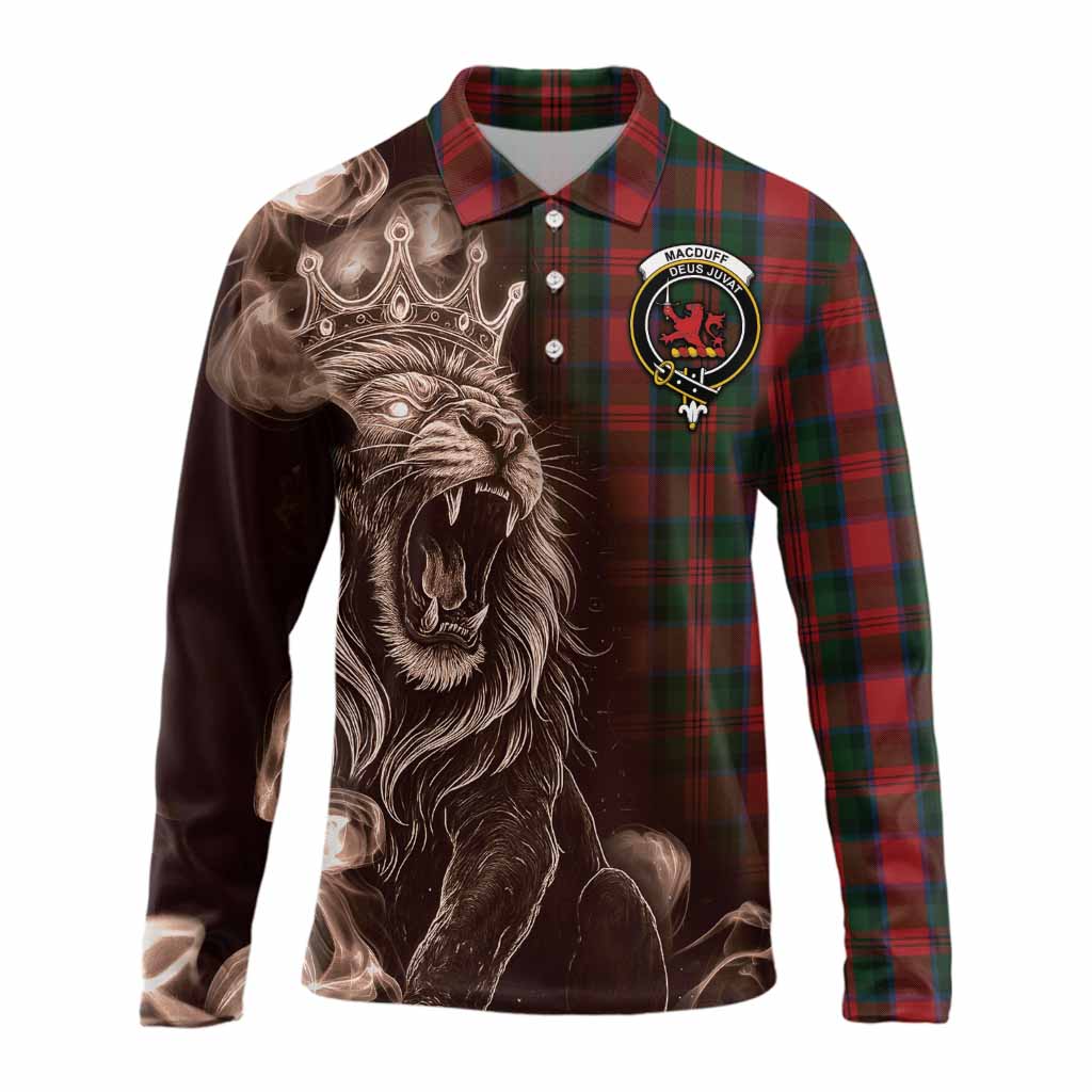 MacDuff (McDuff) Tartan Long Sleeve Polo Shirt Roaring Lion Heritage