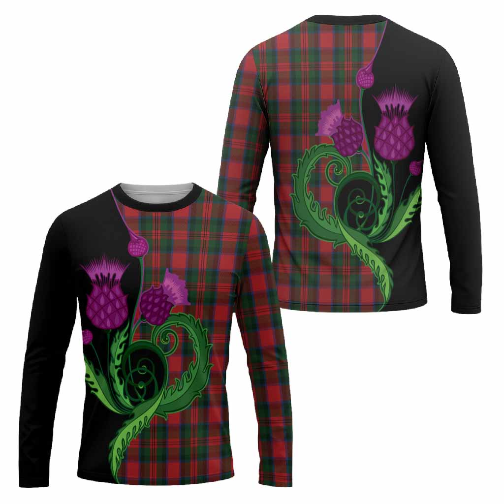 MacDuff (McDuff) Tartan Long Sleeve T-Shirt Traditional Scottish Thistle