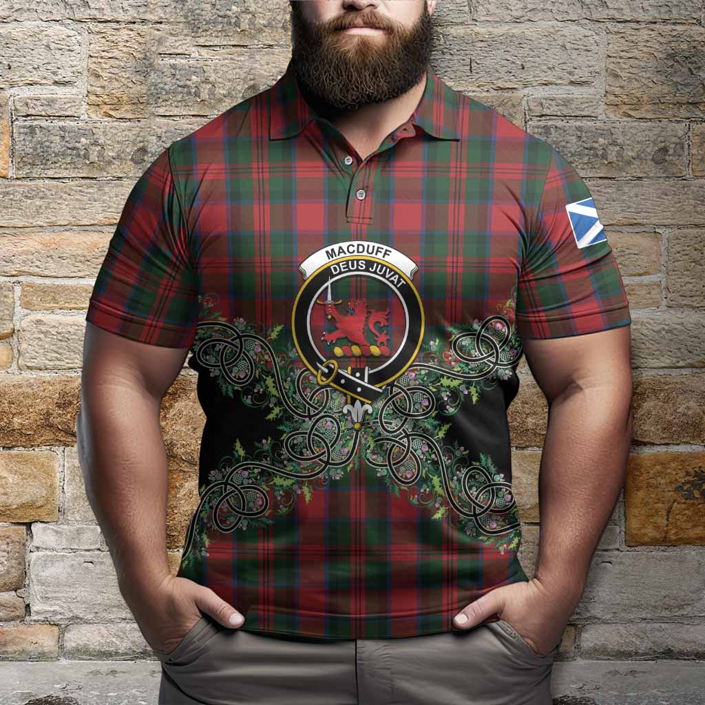 MacDuff (McDuff) Tartan Polo Shirt Thistle Scottish Spirit