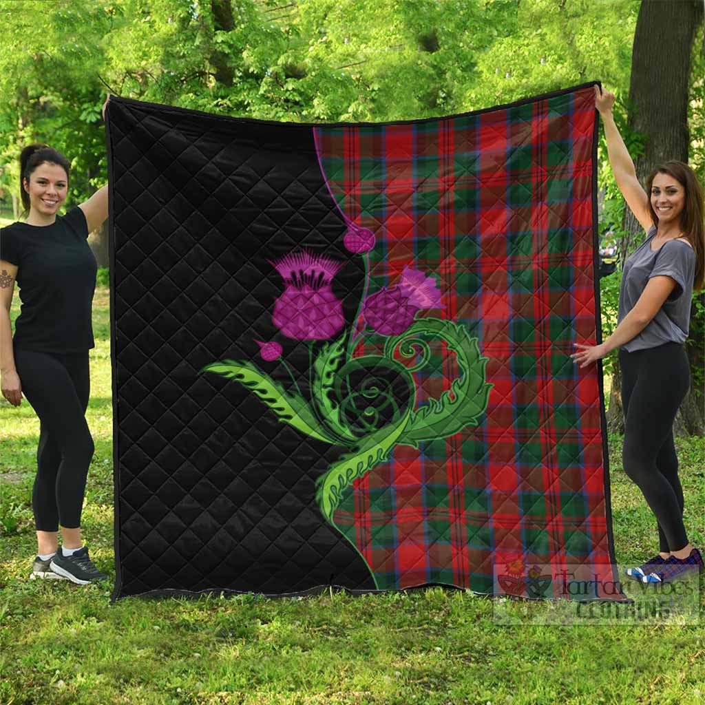 MacDuff (McDuff) Tartan Premium Quilt Traditional Scottish Thistle - Tartan Vibes Clothing