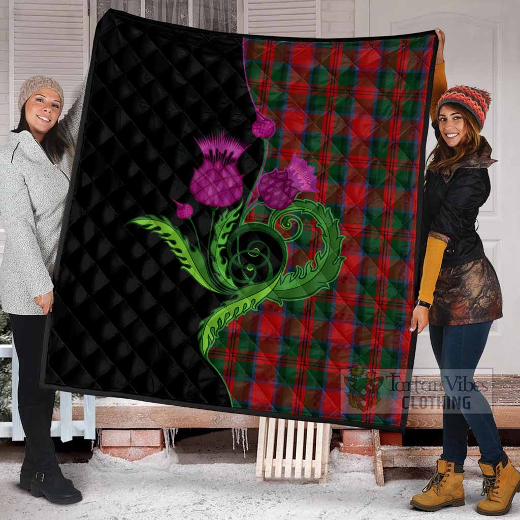 MacDuff (McDuff) Tartan Premium Quilt Traditional Scottish Thistle - Tartan Vibes Clothing
