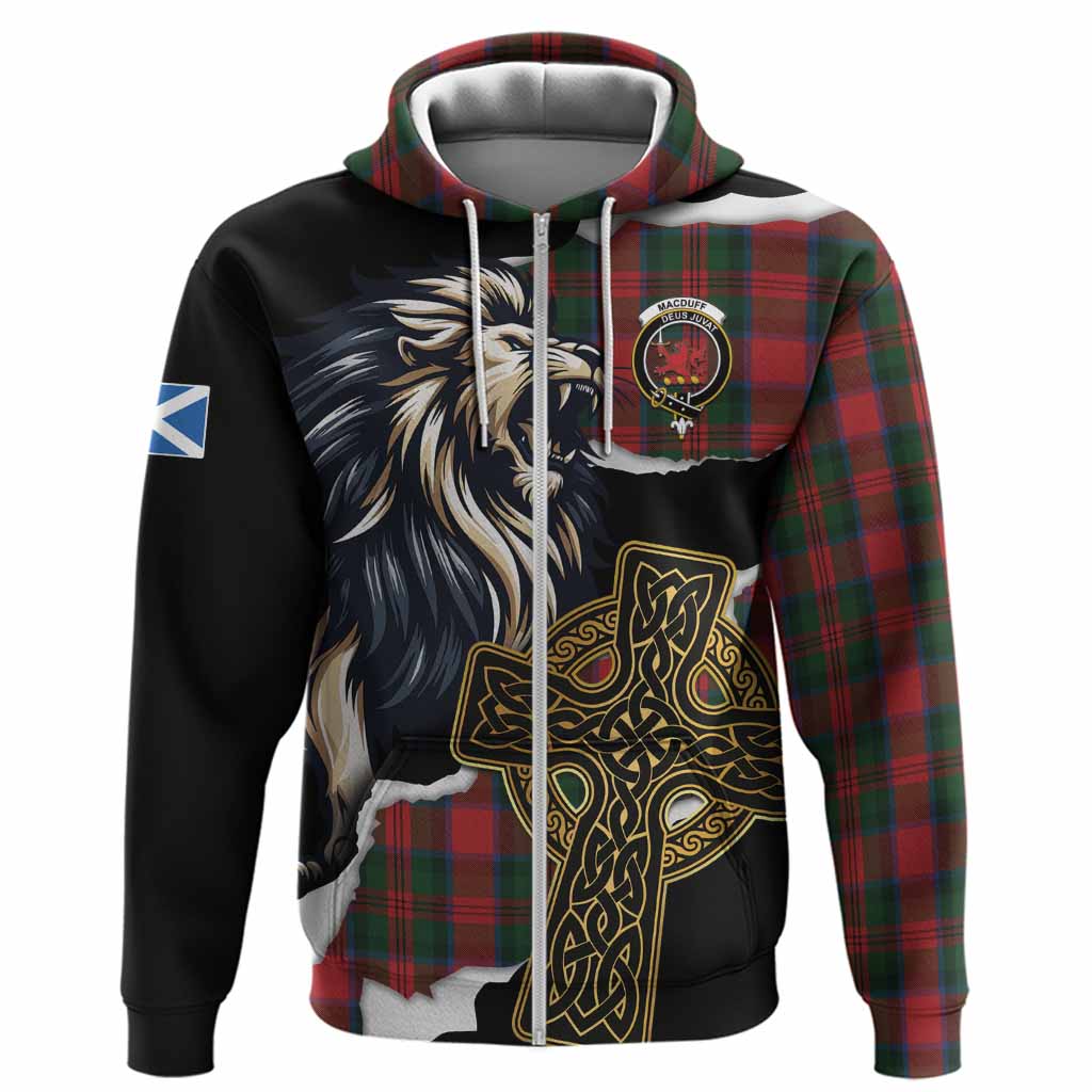 MacDuff (McDuff) Tartan Scottish Hoodie Lion Celtic Heritage