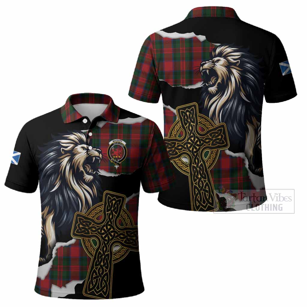 MacDuff (McDuff) Tartan Scottish Polo Shirt Lion Celtic Heritage