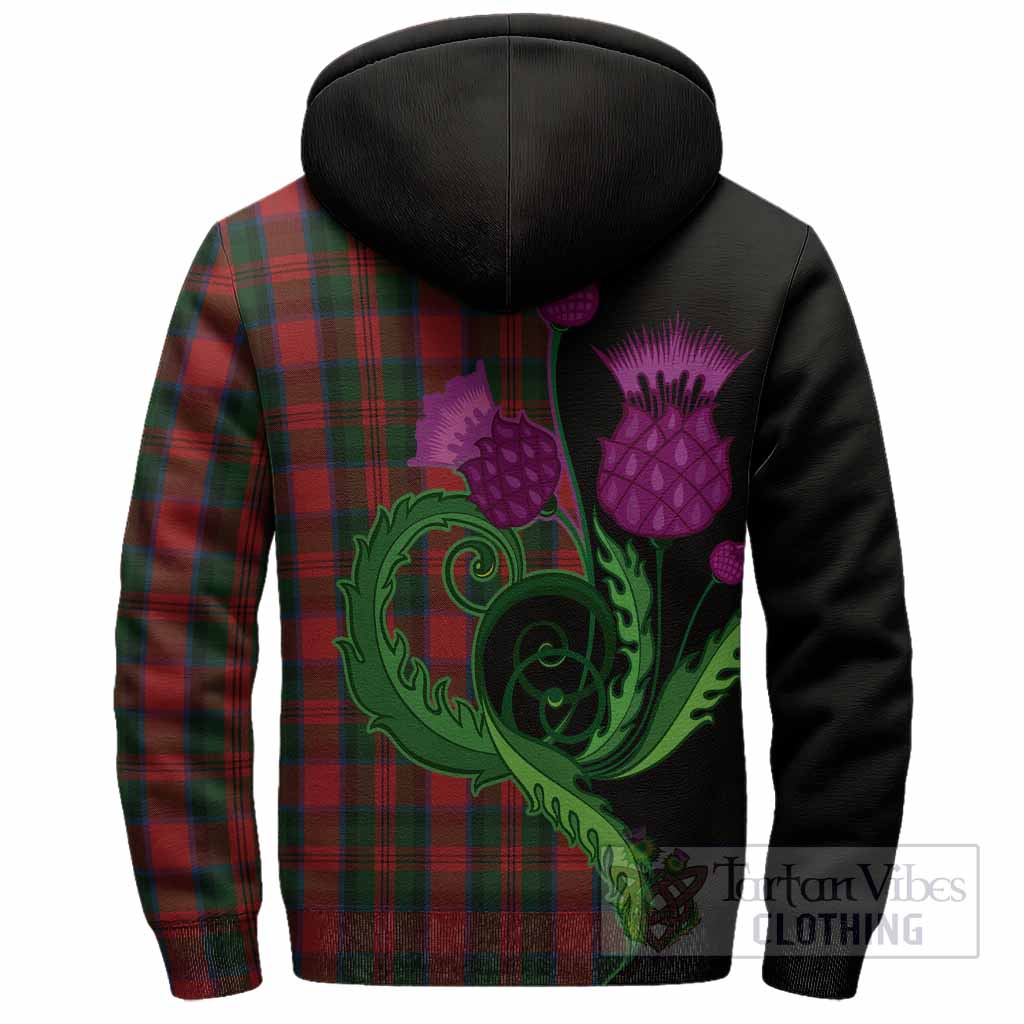 MacDuff (McDuff) Tartan Sherpa Hoodie Traditional Scottish Thistle