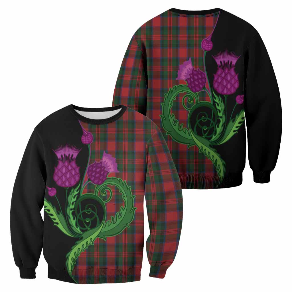 MacDuff (McDuff) Tartan Sweatshirt Traditional Scottish Thistle