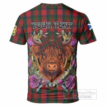 MacDuff (McDuff) Tartan T-Shirt Scottish Thistle Heilan Coo