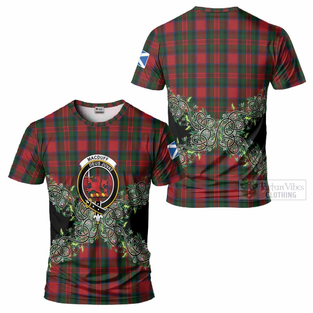 MacDuff (McDuff) Tartan T-Shirt Thistle Scottish Spirit
