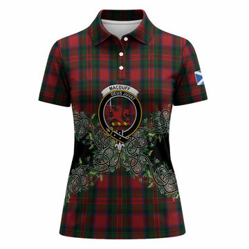 MacDuff (McDuff) Tartan Women Polo Shirt Thistle Scottish Spirit