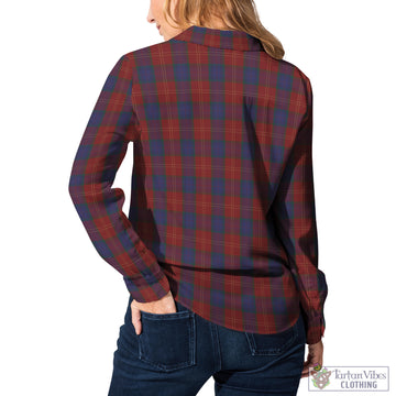 MacEdward (McEdward) Tartan Women's Casual Shirt Female - Tartan Vibes Clothing