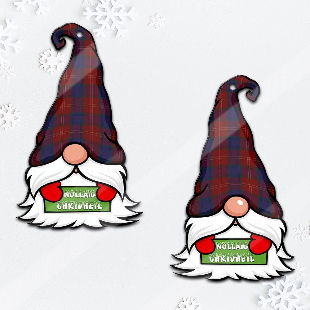 MacEdward (McEdward) Gnome Christmas Ornament with His Tartan Christmas Hat - Tartan Vibes Clothing