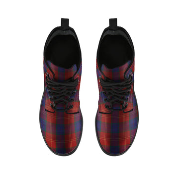 MacEdward (McEdward) Tartan Leather Boots - Tartan Vibes Clothing