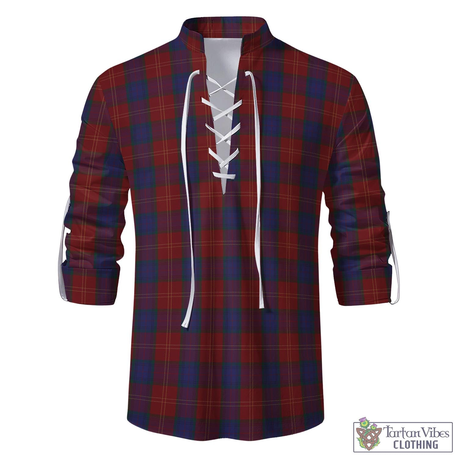 MacEdward (McEdward) Tartan Men's Scottish Traditional Jacobite Ghillie Kilt Shirt - Tartan Vibes Clothing