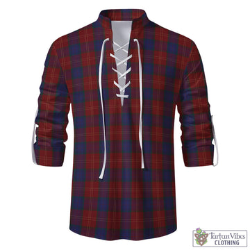 MacEdward (McEdward) Tartan Men's Scottish Traditional Jacobite Ghillie Kilt Shirt - Tartan Vibes Clothing