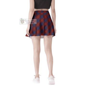 MacEdward (McEdward) Tartan Women's Plated Mini Skirt Cross Style - Tartan Vibes Clothing