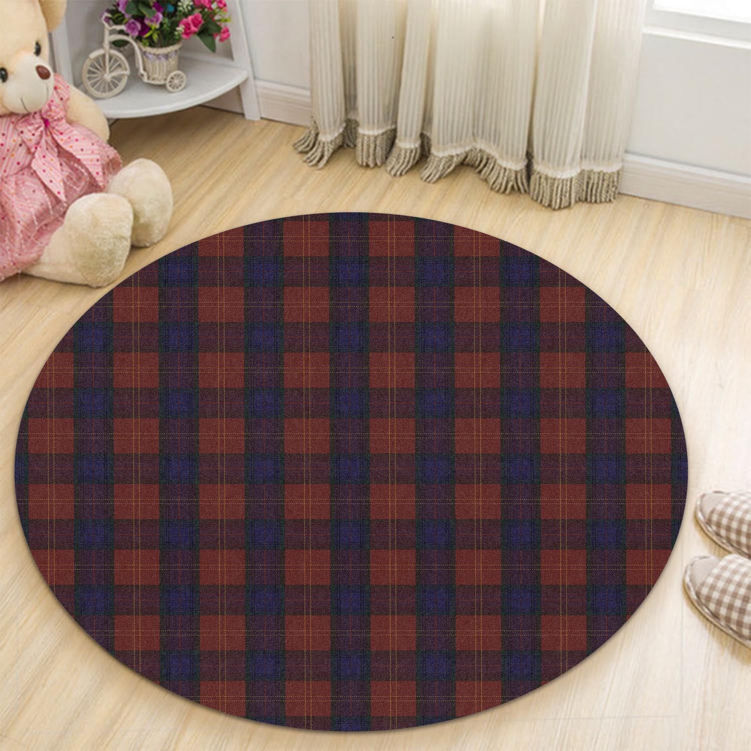 MacEdward (McEdward) Tartan Round Rug - Tartan Vibes Clothing