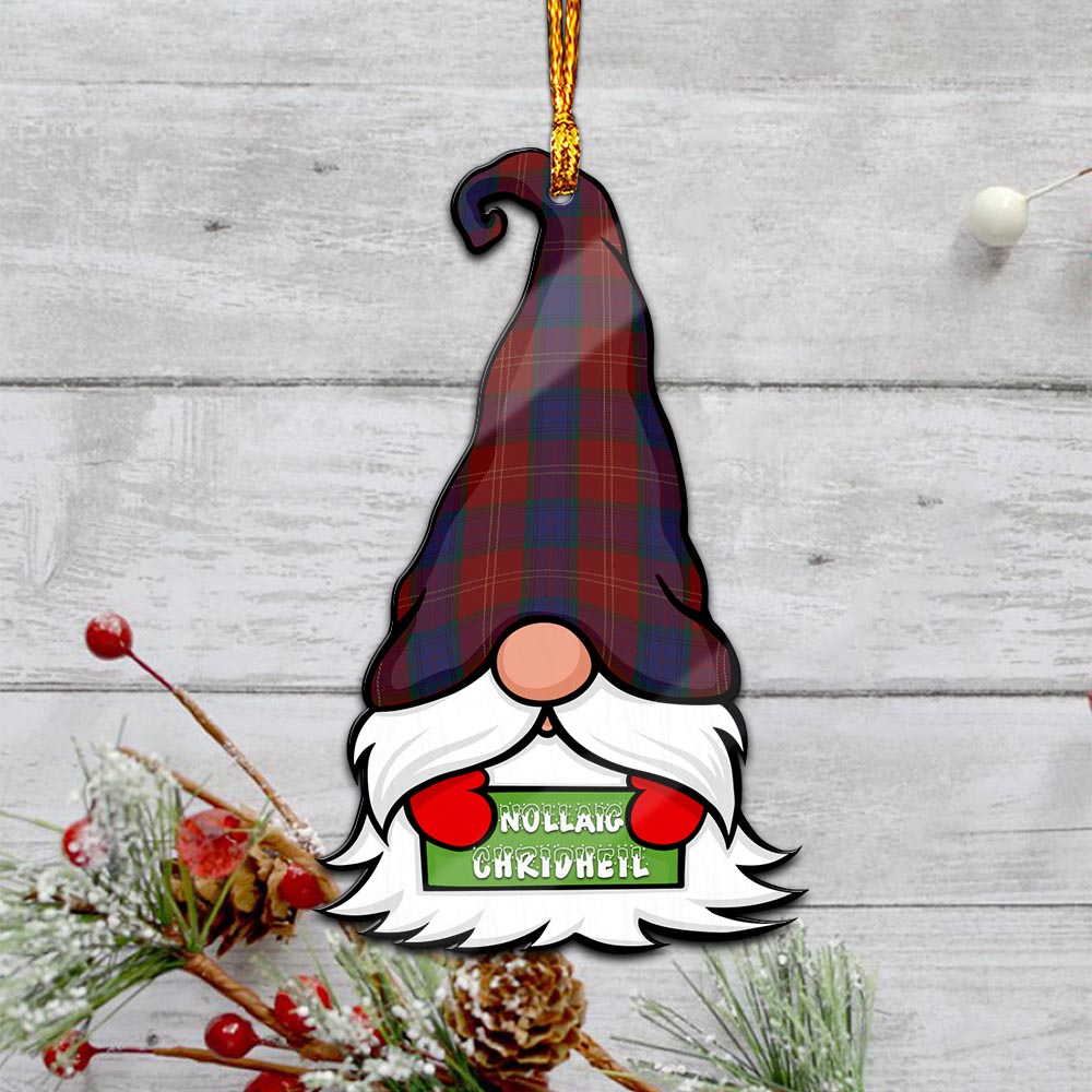 MacEdward (McEdward) Gnome Christmas Ornament with His Tartan Christmas Hat - Tartan Vibes Clothing