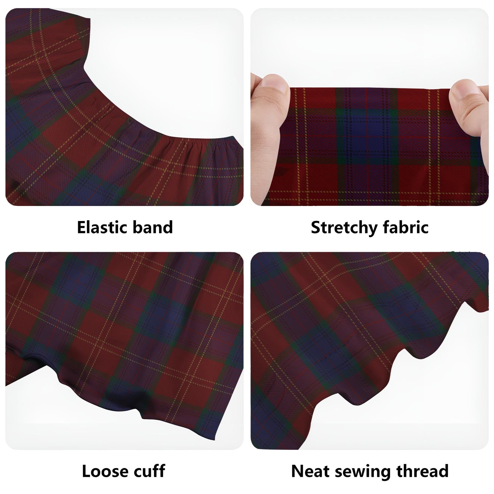 MacEdward (McEdward) Tartan Off Shoulder Long Dress - Tartan Vibes Clothing