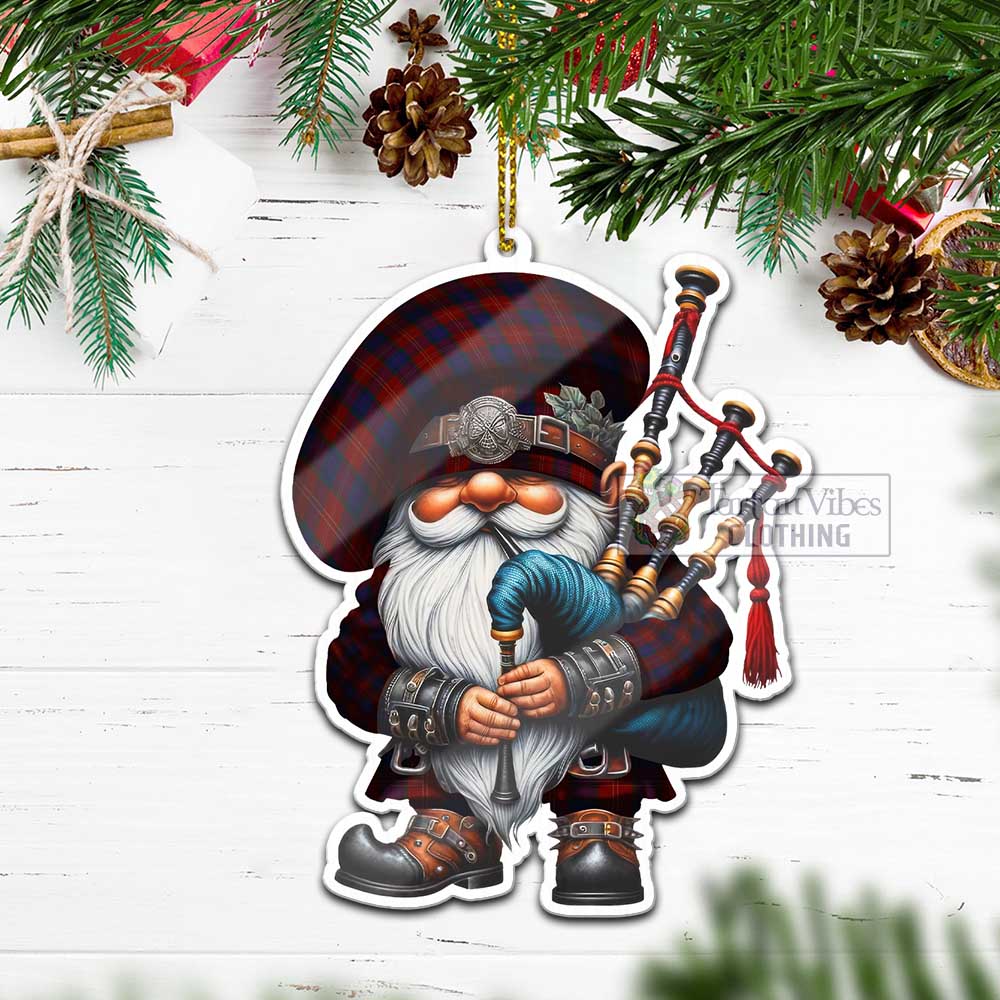MacEdward (McEdward) Tartan Bagpiper Gnome Christmas Ornament - Tartan Vibes Clothing