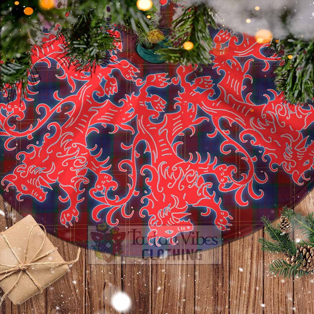 MacEdward (McEdward) Tartan Christmas Tree Skirt Lion Rampant Style - Tartan Vibes Clothing