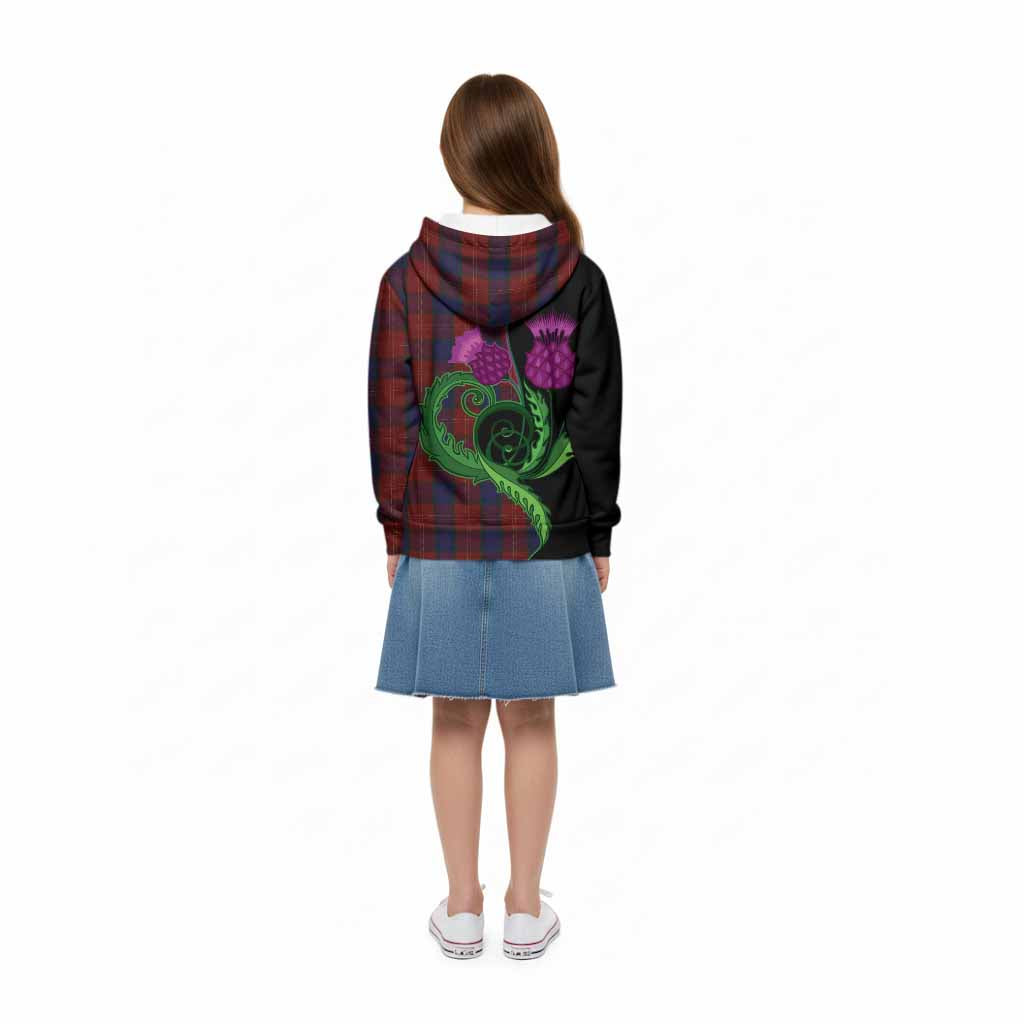MacEdward (McEdward) Tartan Kid Hoodie Traditional Scottish Thistle
