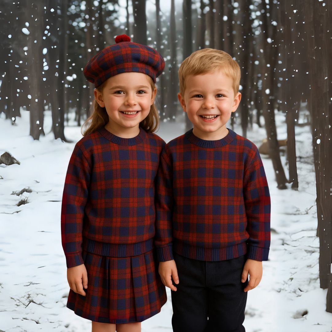 MacEdward (McEdward) Tartan Kid Ugly Sweater