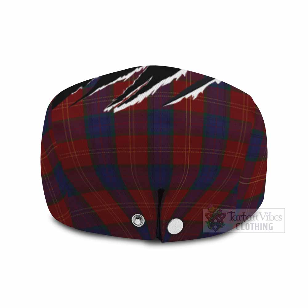 MacEdward (McEdward) Tartan Loch Ness Monster Flat Cap, Jeff Cap Celtic Knot Nessie Art