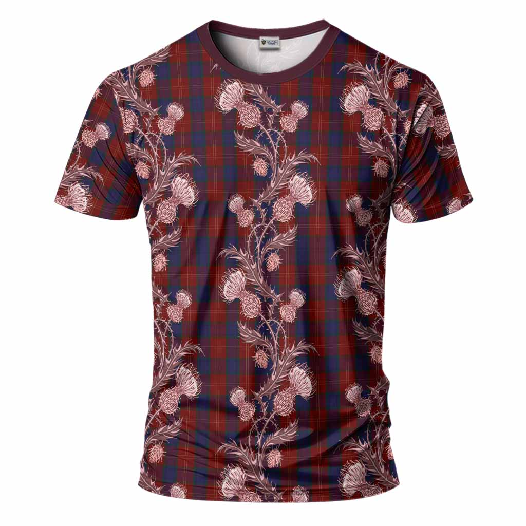MacEdward (McEdward) Tartan T-Shirt Seamless Scottish Thistle Flowers
