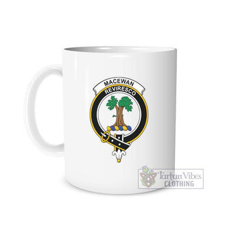 MacEwan (MacEwen) Family Crest Ceramic Mug One Size 11oz size - 2D-tartanvibesclothing