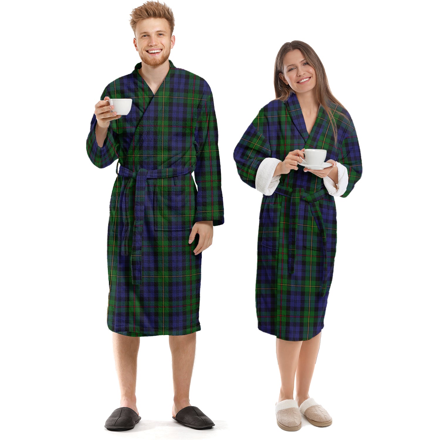 MacEwan (MacEwen) Tartan Bathrobe Unisex S - Tartan Vibes Clothing