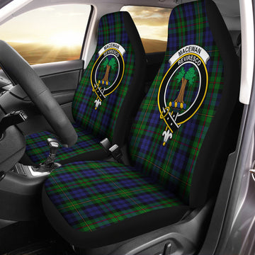 MacEwan Tartan Car Seat Cover with Family Crest One Size - Tartanvibesclothing