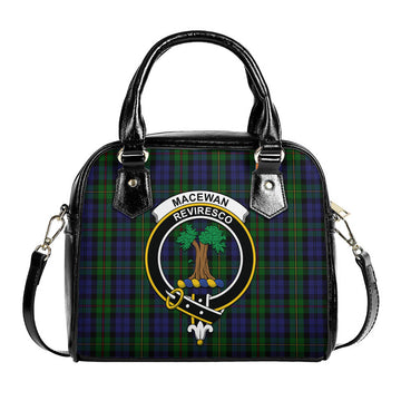 MacEwan (MacEwen) Tartan Shoulder Handbags with Family Crest