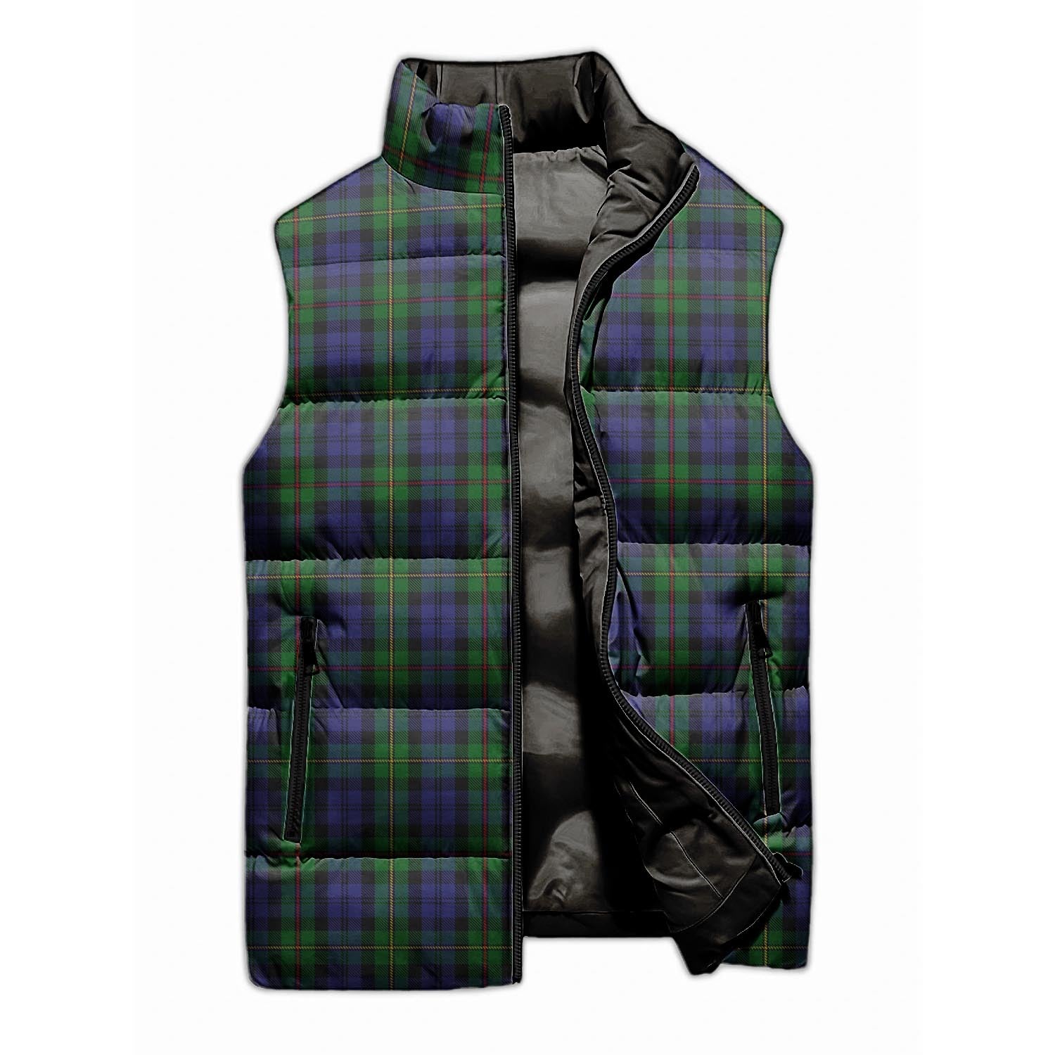 MacEwan Tartan Sleeveless Puffer Jacket - Tartanvibesclothing