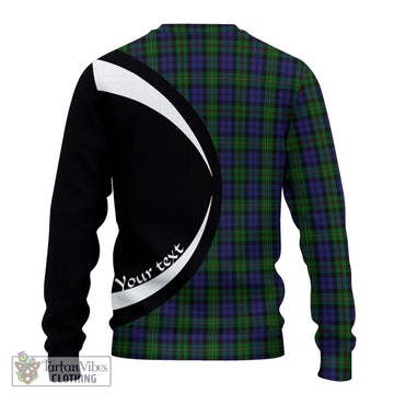 MacEwan (MacEwen) Tartan Knitted Sweater with Family Crest Circle Style - Tartan Vibes Clothing