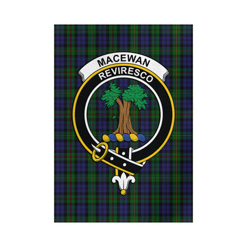 MacEwan (MacEwen) Tartan Garden Flag with Family Crest