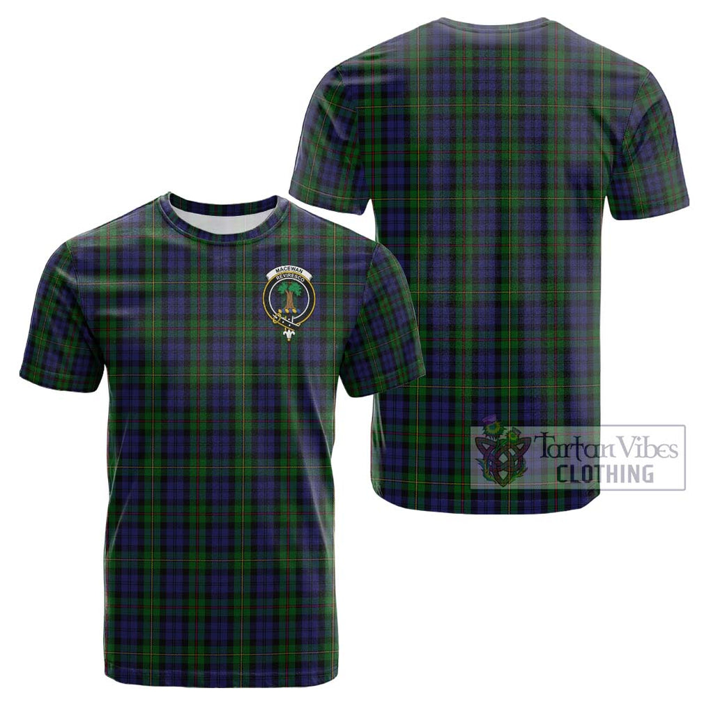 MacEwan (MacEwen) Tartan Cotton T-Shirt with Family Crest Kid's Shirt - Tartanvibesclothing Shop