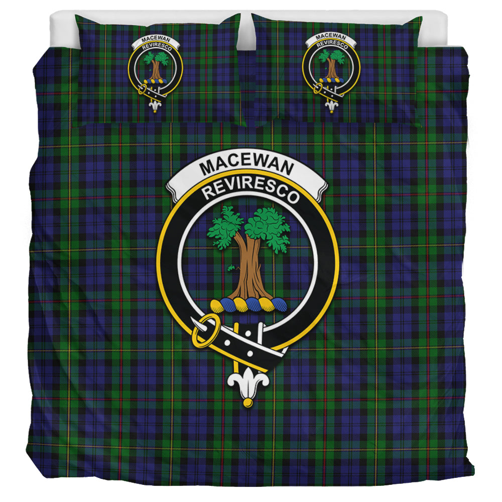 MacEwan (MacEwen) Tartan Bedding Set with Family Crest UK Bedding Set UK Super King 104*94 inch - Tartan Vibes Clothing